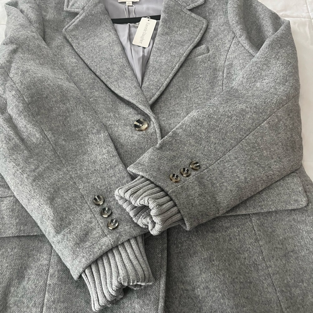 Favorite Daughter Gray Wool Blazer - Picture 3 of 7